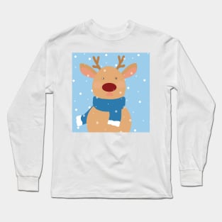 Deer and snow 🌨 Long Sleeve T-Shirt